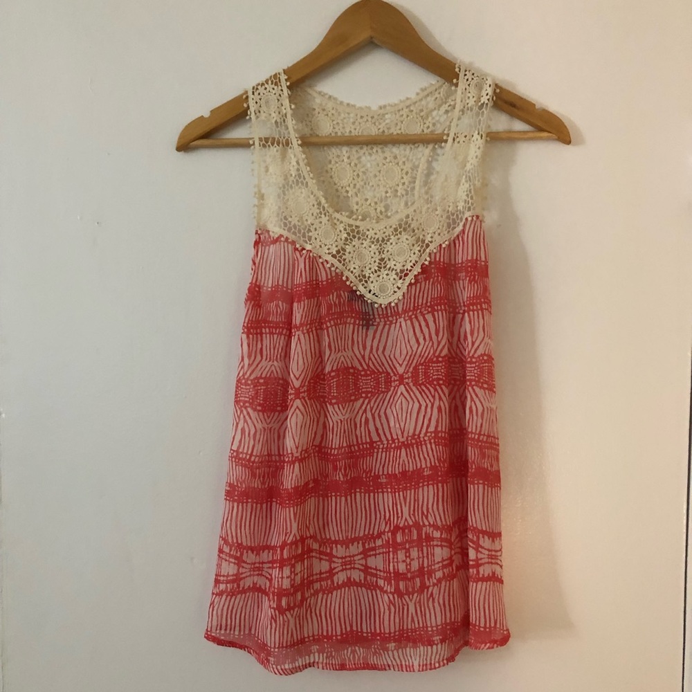 Aqua sleeveless blouse. Sz M